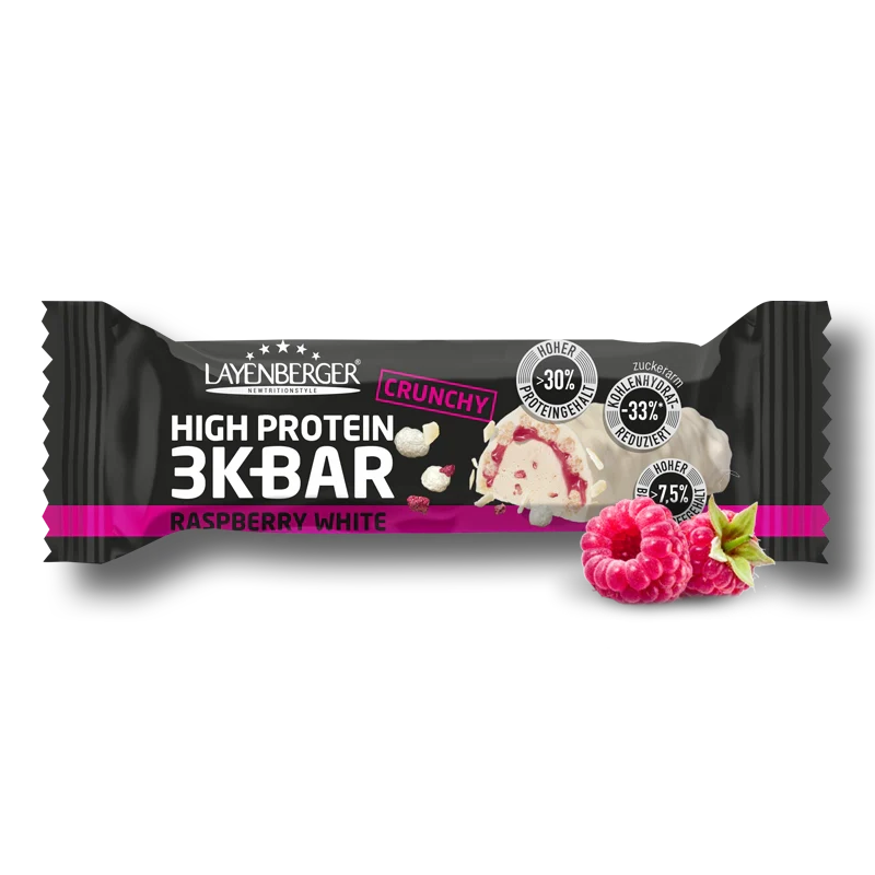 Traškus baltymų batonėlis Aviečių skonio 45g