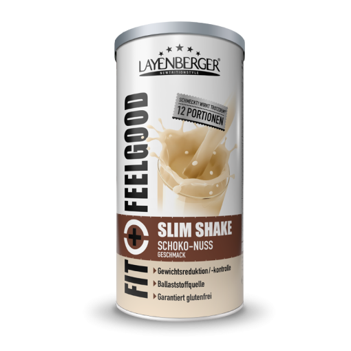 SLIM SHAKE kokteilis Šokolado ir lazdyno riešutų skonio 396g