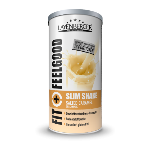 SLIM SHAKE kokteilis Sūrios karamelės skonio 396g