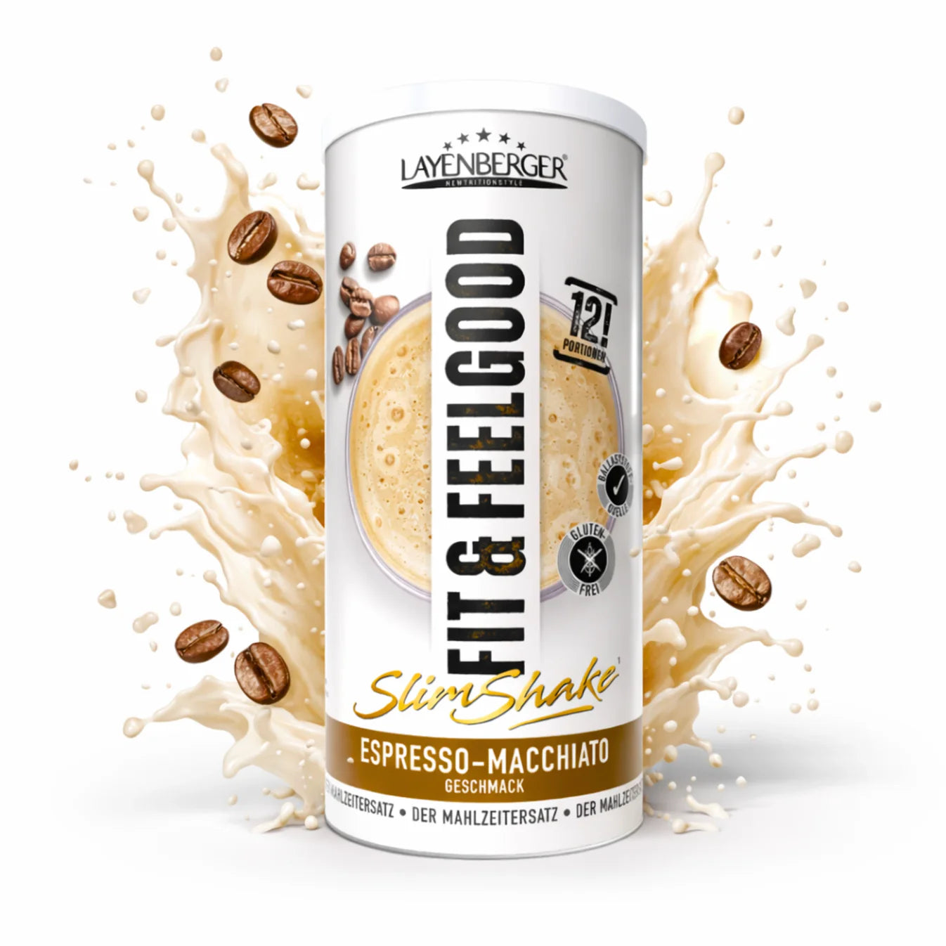 SLIM SHAKE kokteilis Espresso - Macchiato skonio 396g