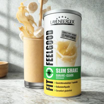 SLIM SHAKE kokteilis Bananų skonio 396g