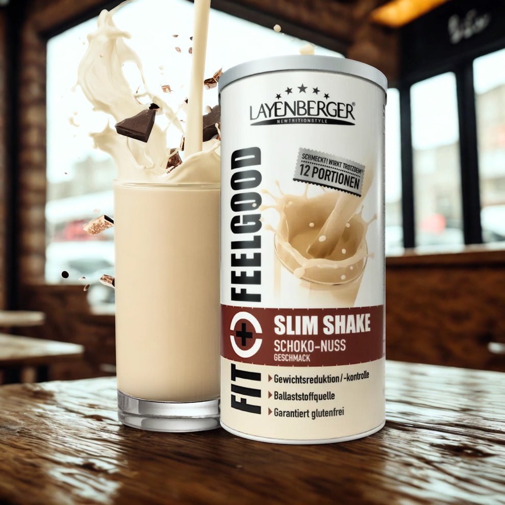 SLIM SHAKE kokteilis Šokolado ir lazdyno riešutų skonio 396g