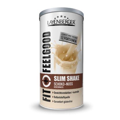 SLIM SHAKE kokteilis Šokolado ir lazdyno riešutų skonio 396g