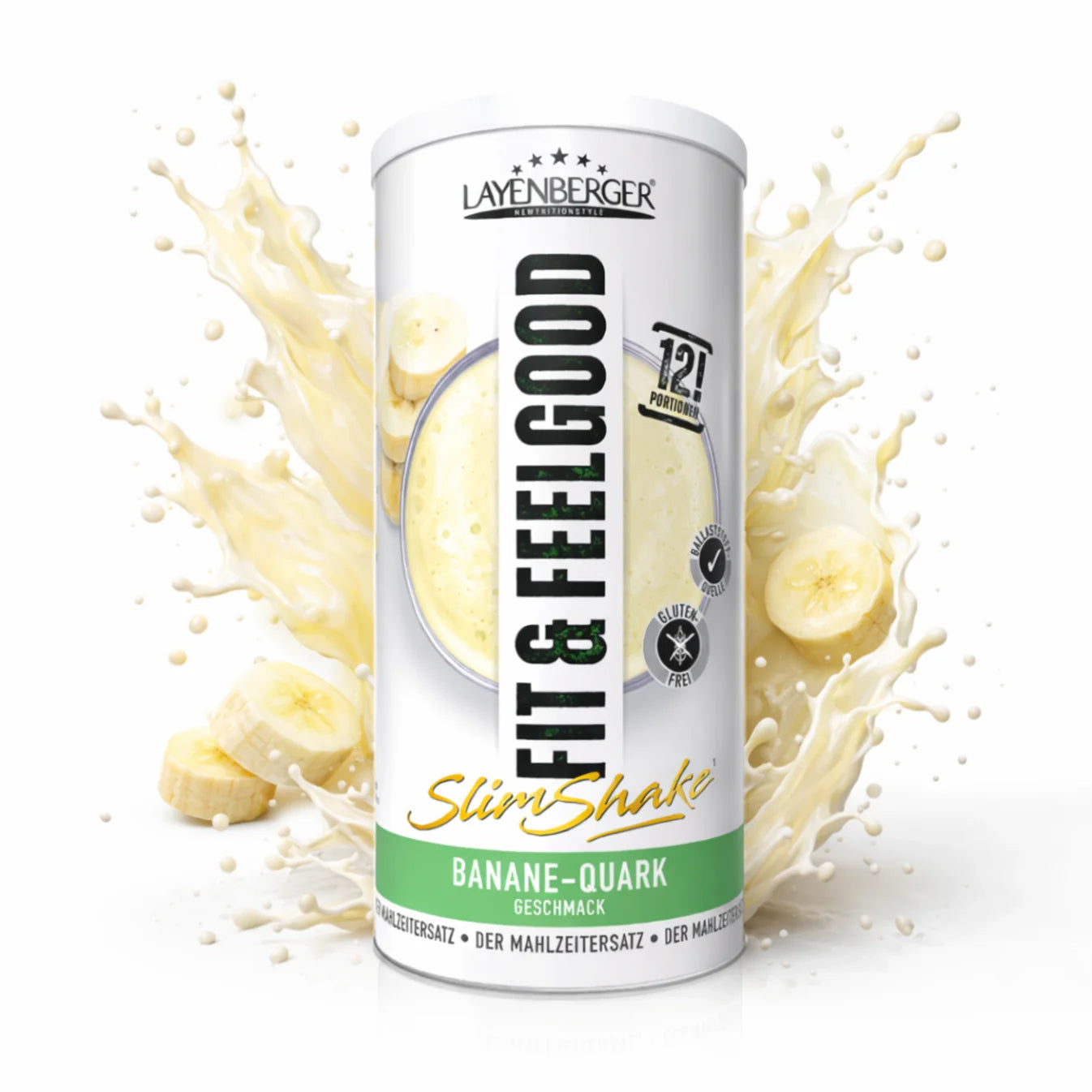 SLIM SHAKE kokteilis Bananų skonio 396g